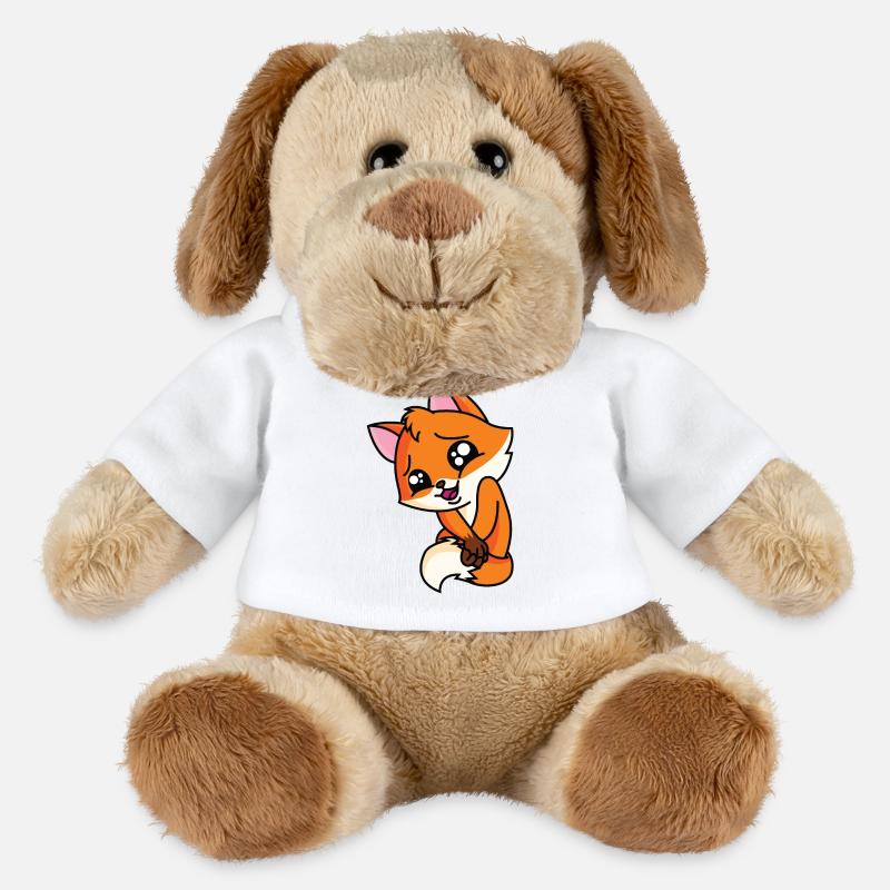 Glücklicher Fuchs - MiniFeet® Hund Helge - Weiß
