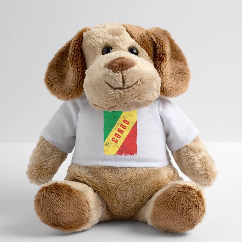 Drapeau du Congo Chien en peluche Helge MiniFeet®