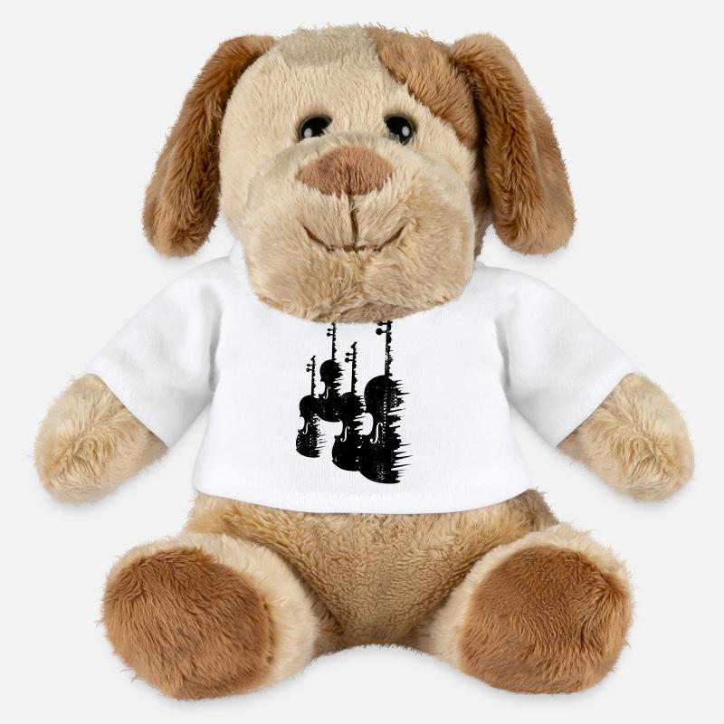 Geigen - MiniFeet® Hund Helge - Weiß