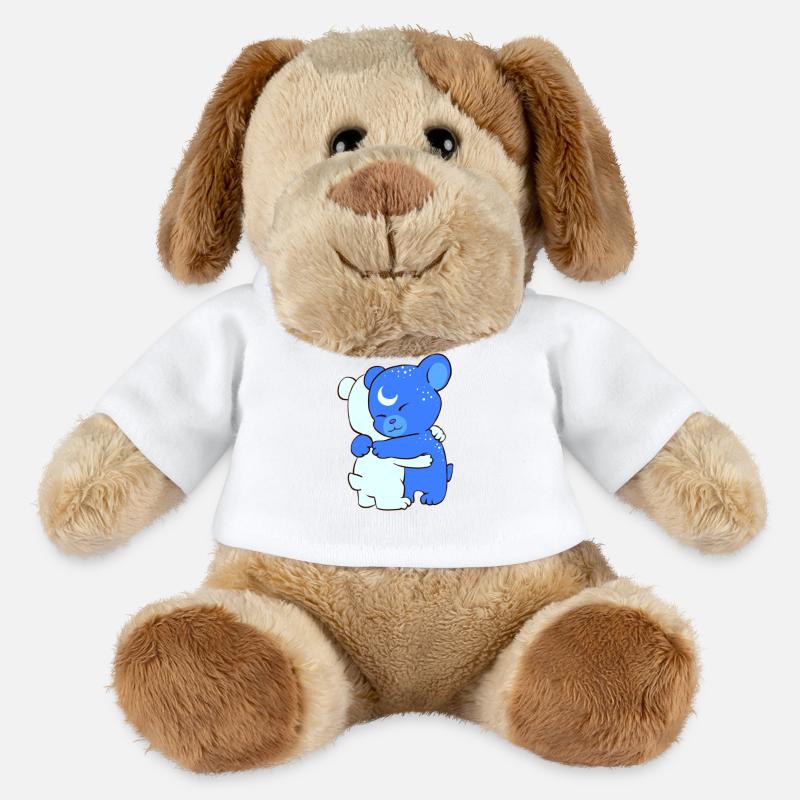 Freundlicher Bär - MiniFeet® Hund Helge - Weiß