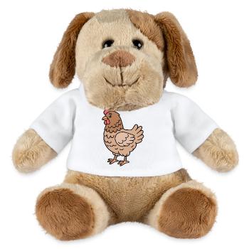 Chicken Chickens - MiniFeet® Dog Helge - white - Front