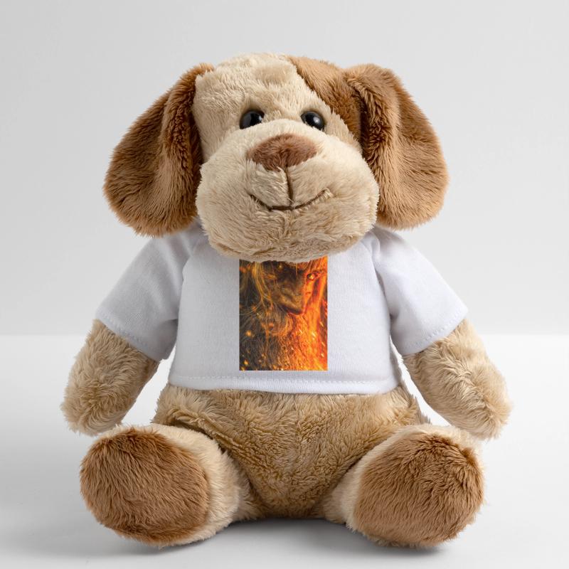 Fiery Ember Warrior Portrait MiniFeet® Dog Helge