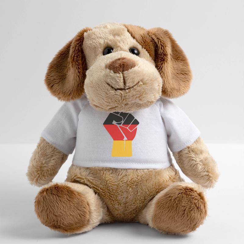 Flaggenfaust Kraft der Einheit MiniFeet® Hund Helge