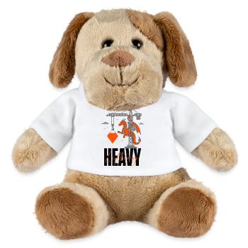 Grue Dragon de Levage Lourd - Chien en peluche Helge MiniFeet® - blanc - Devant