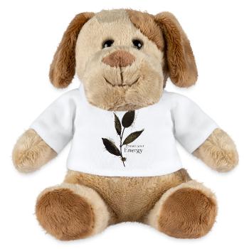 Protect Your Energy - Mindfulness - MiniFeet® Dog Helge - white - Front