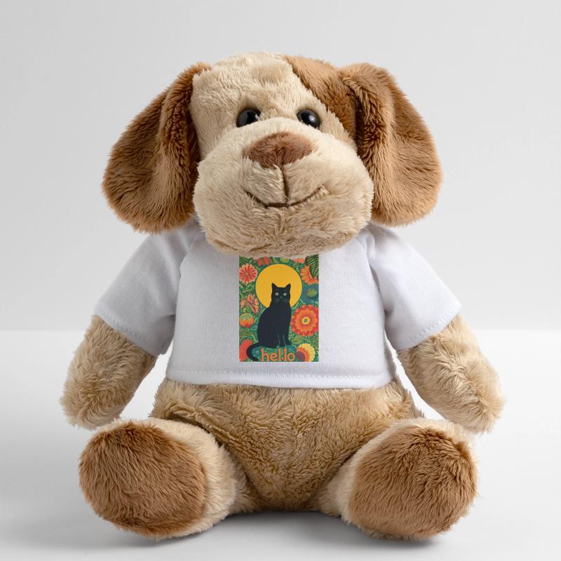 Chat du soleil dans la forêt de fleurs Chien en peluche Helge MiniFeet®