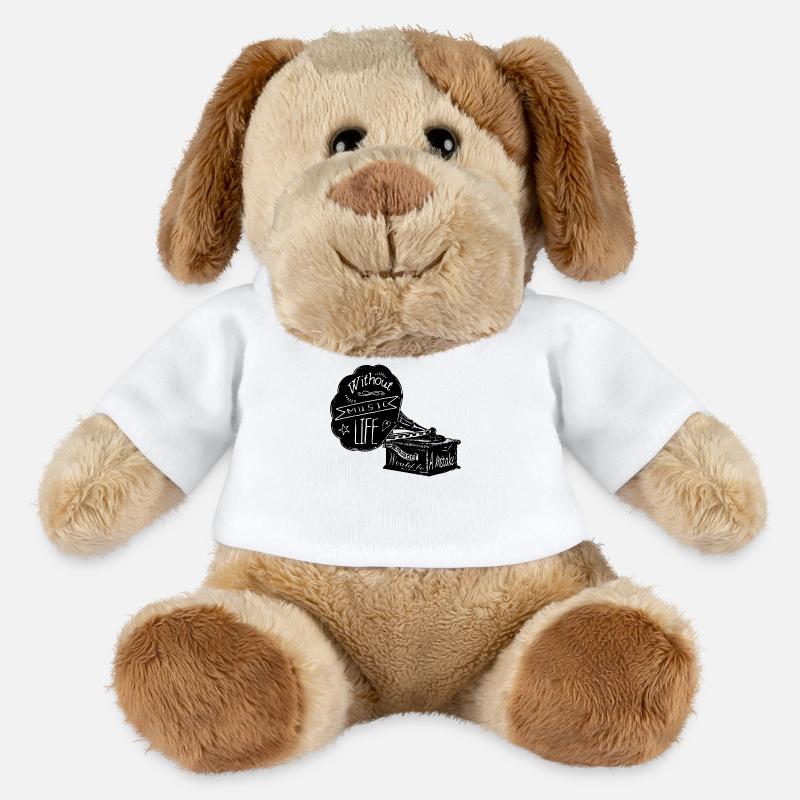 Without Music - MiniFeet® Hund Helge - Weiß