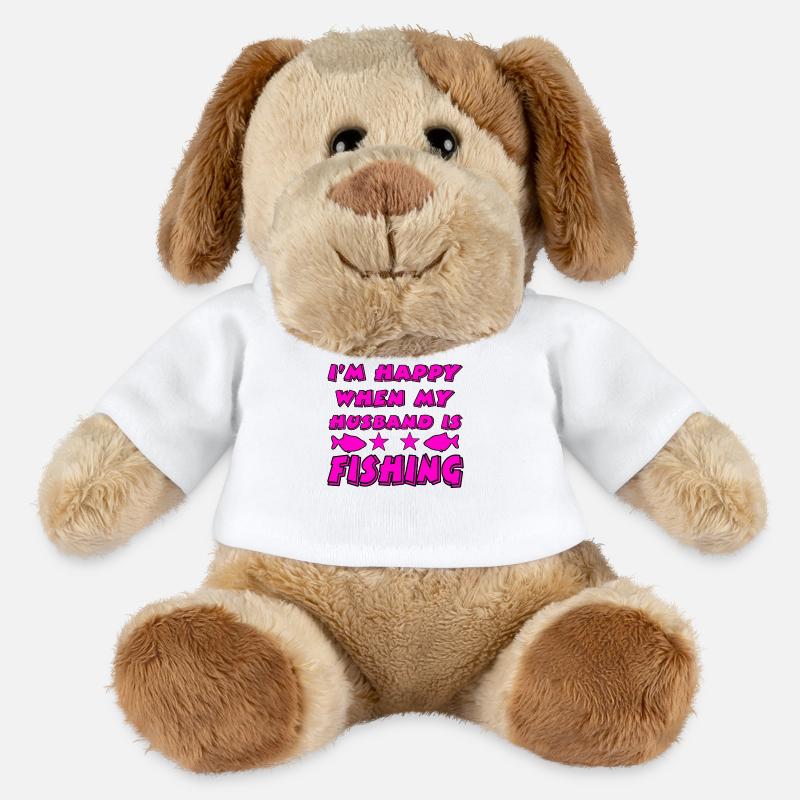 Angeln - MiniFeet® Hund Helge - Weiß