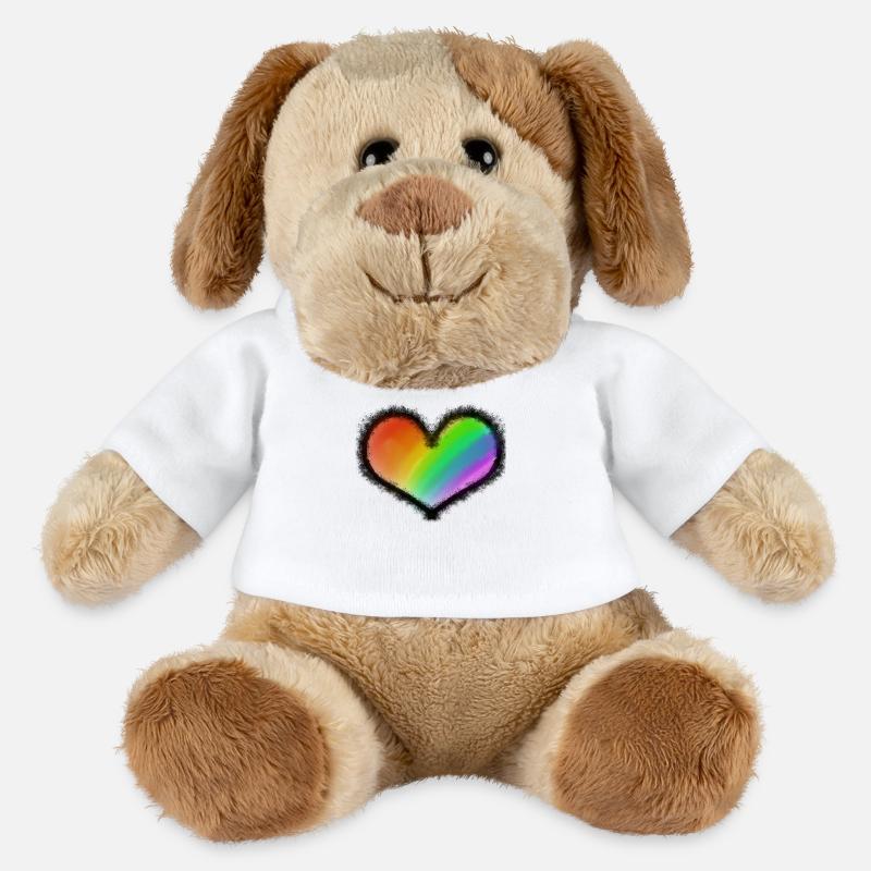 PRIDE LOVE - MiniFeet® Hund Helge - Weiß