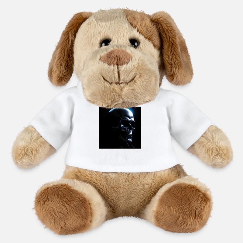 Cyber-Schädel - MiniFeet® Hund Helge - Weiß