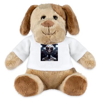 Astronomie - Chien en peluche Helge MiniFeet® - blanc - Devant