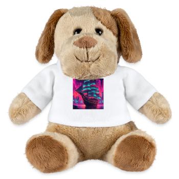 Sailing ship - MiniFeet® Dog Helge - white - Front