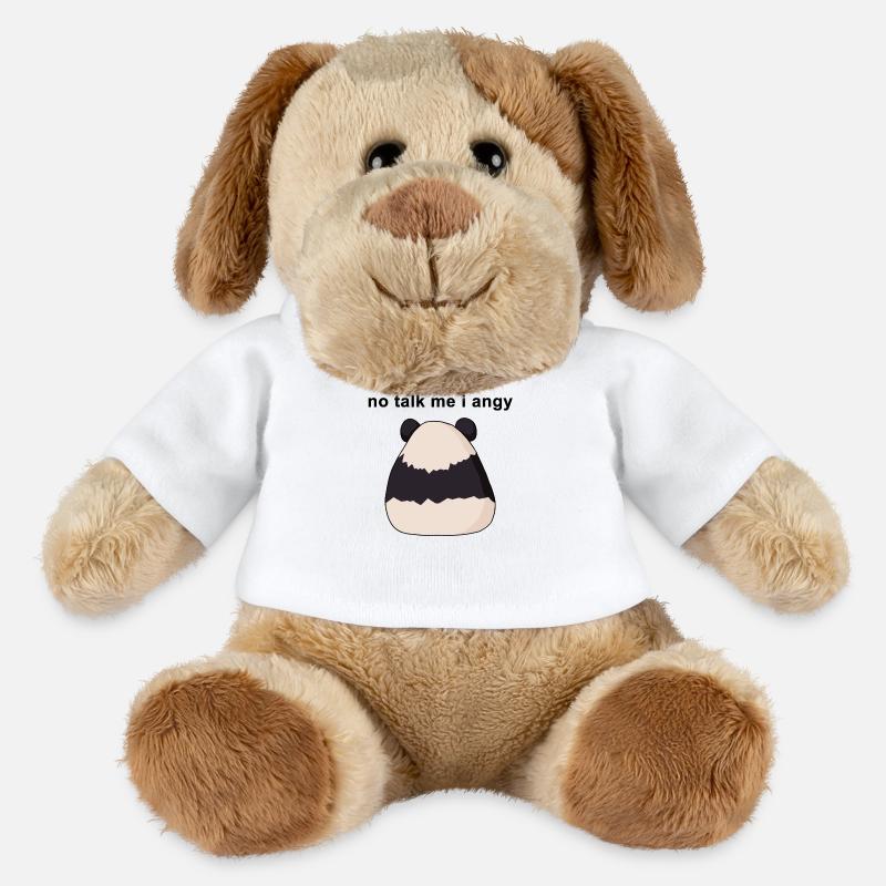 nein rede mich ich angy meme panda illustration - MiniFeet® Hund Helge - Weiß