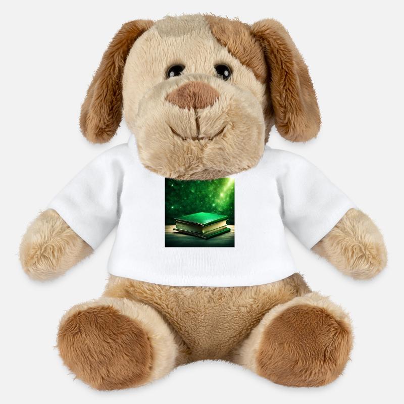 Luminated Emerald Book - MiniFeet® Dog Helge - white