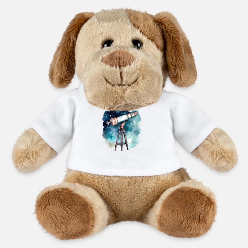 Fernrohr - MiniFeet® Hund Helge - Weiß