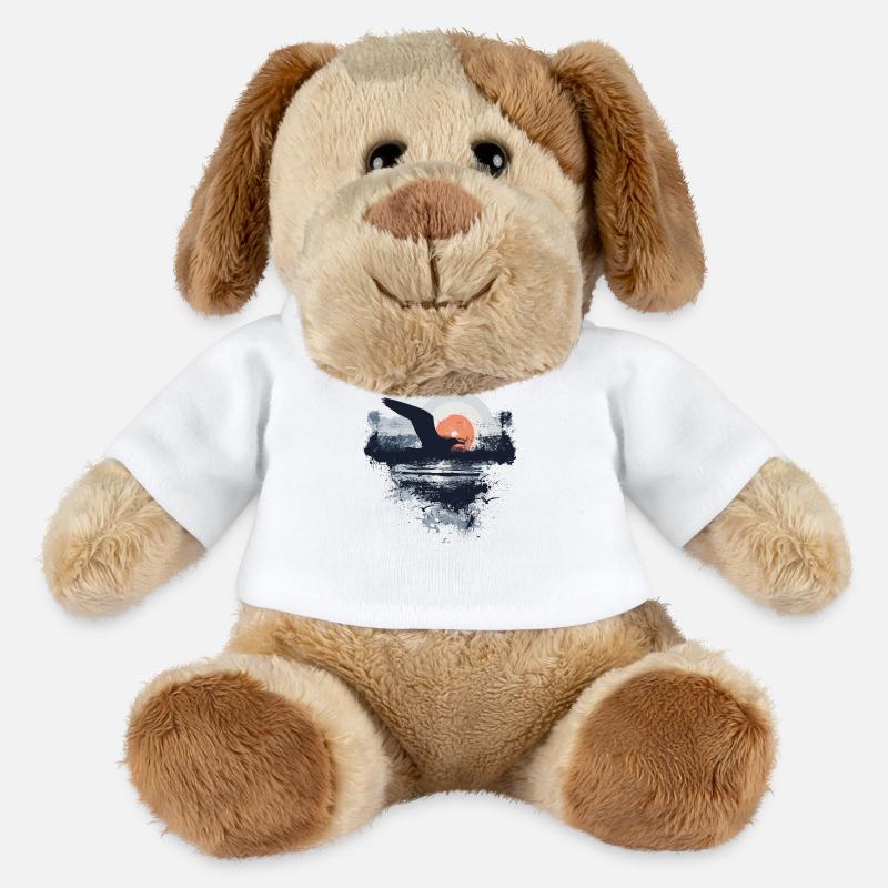 Möwe Seevogel Leuchtturm - MiniFeet® Hund Helge - Weiß