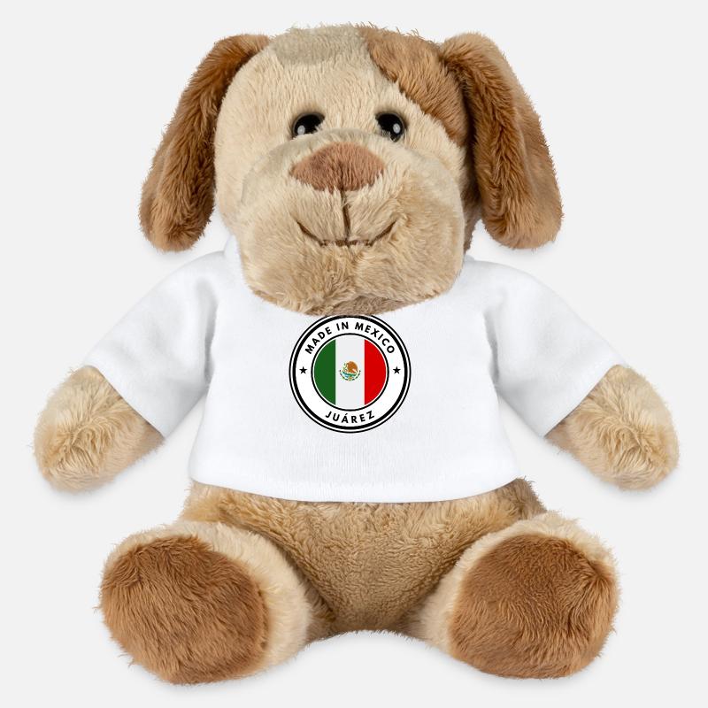 Made in Mexico Juárez Emblem - MiniFeet® Dog Helge - white