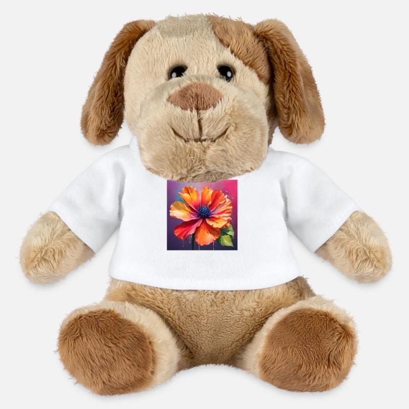 Blume - MiniFeet® Hund Helge - Weiß