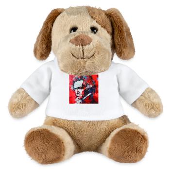 Beethoven n° 3 - Chien en peluche Helge MiniFeet® - blanc - Devant