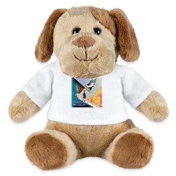 Passing by - MiniFeet® Dog Helge - white - Front