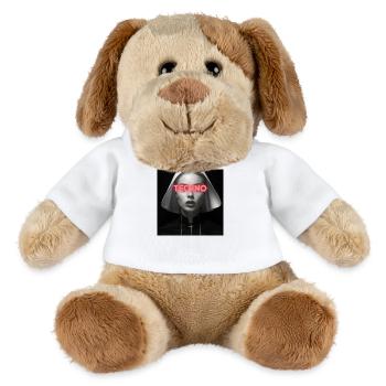 La nonne techno - Rave Design - Chien en peluche Helge MiniFeet® - blanc - Devant