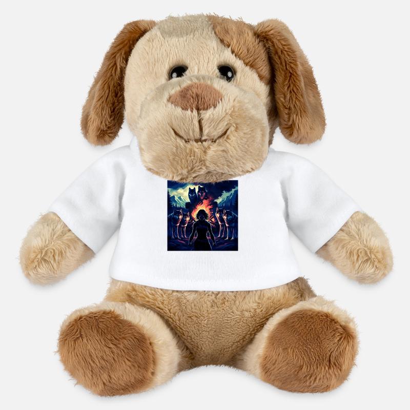 Urzeitlicher Krieger - MiniFeet® Hund Helge - Weiß