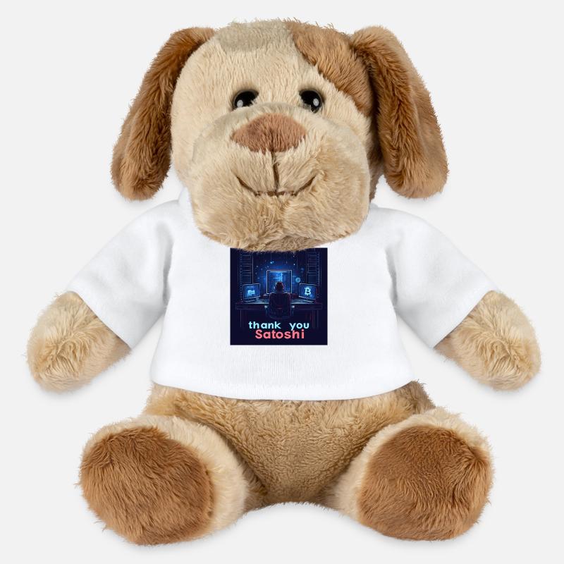 Bitcoin Satoshi - MiniFeet® Dog Helge - white