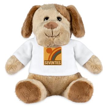 Golden Vibes – Retro Rainbow '74 - MiniFeet® Hund Helge - Weiß - Vorne