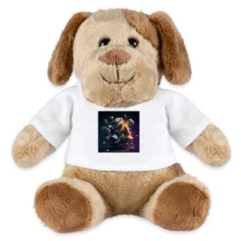 Kosmischer Ausbruch - MiniFeet® Hund Helge - Weiß - Vorne