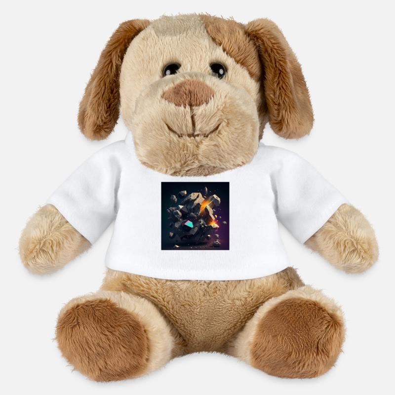Kosmischer Ausbruch - MiniFeet® Hund Helge - Weiß