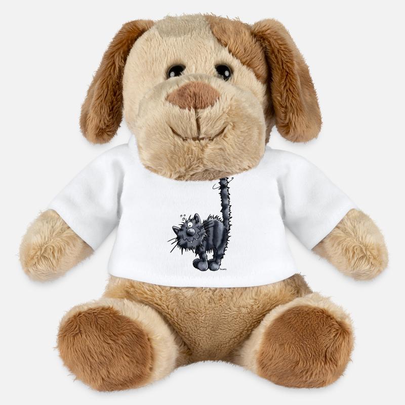 Süße Katze - MiniFeet® Hund Helge - Weiß