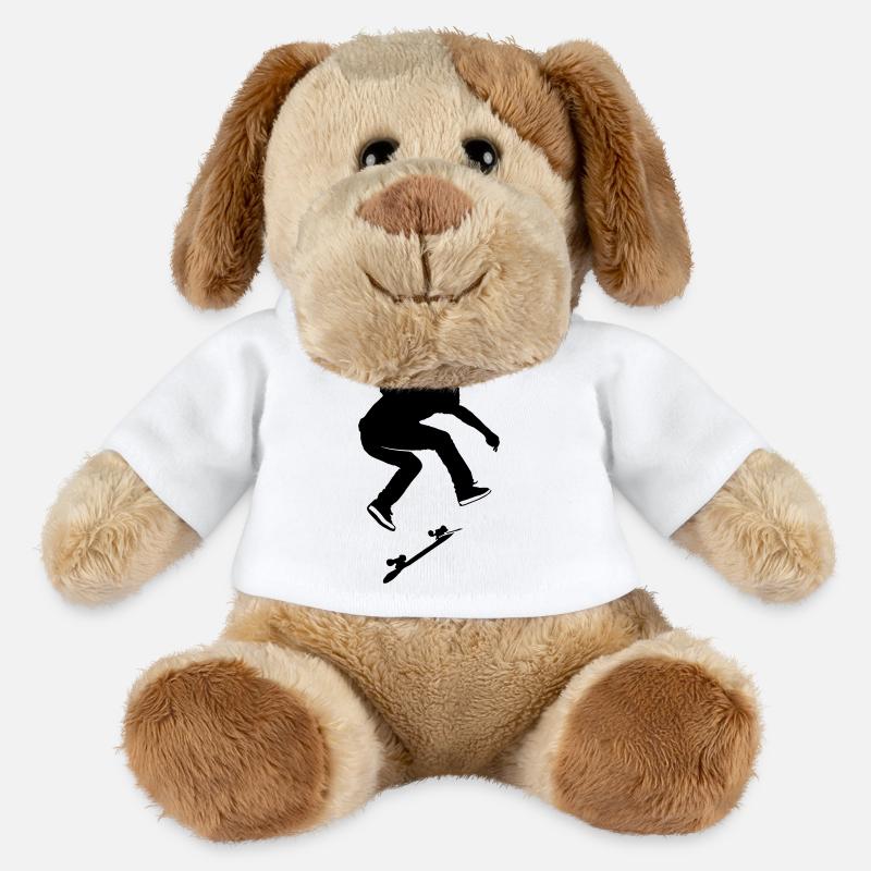 skateboard - MiniFeet® Hund Helge - Weiß