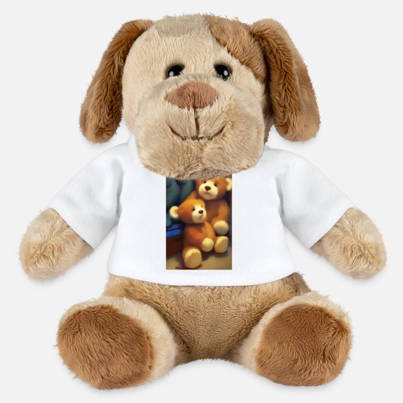 Teddybär - MiniFeet® Hund Helge - Weiß