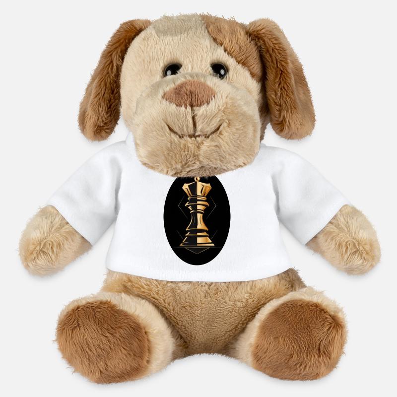 Chess Piece King - MiniFeet® Dog Helge - white