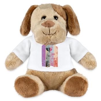 Shades of colors - MiniFeet® Dog Helge - white - Front