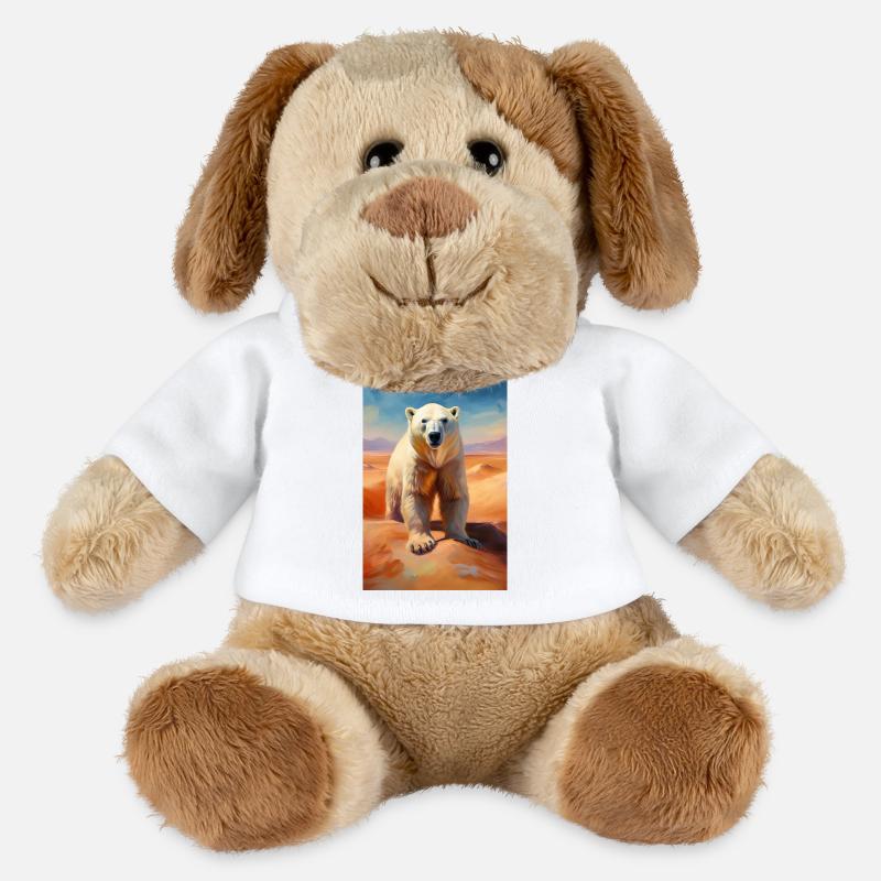 Eisbär in der wüste - MiniFeet® Hund Helge - Weiß