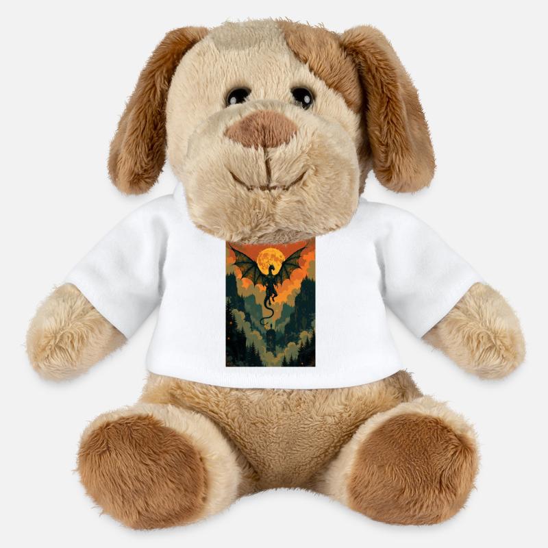 Drache - MiniFeet® Hund Helge - Weiß