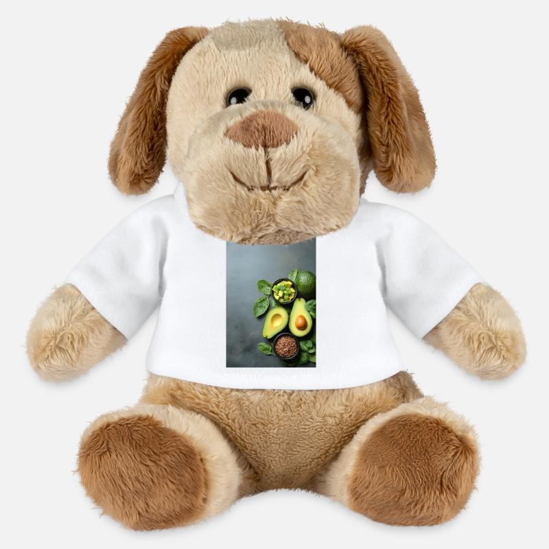 Avocado Spinach Anthracite - MiniFeet® Dog Helge - white