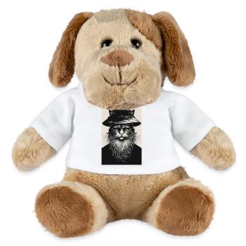 Die stille Katze - MiniFeet® Hund Helge - Weiß - Vorne