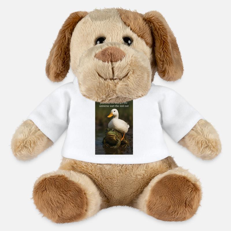 Halten Sie einfach durch - MiniFeet® Hund Helge - Weiß