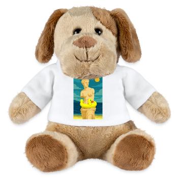 The Venus (at the beach) - MiniFeet® Dog Helge - white - Front