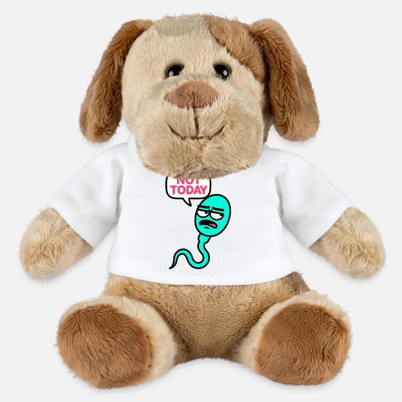 Expressive Sadface Snake Illustration - MiniFeet® Dog Helge - white