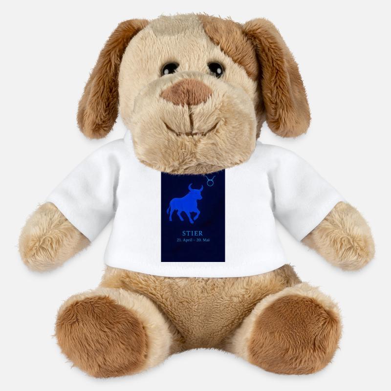 Sternzeichen Stier Design - MiniFeet® Hund Helge - Weiß