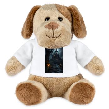Halloween Horror Pumpkin - MiniFeet® Dog Helge - white - Front