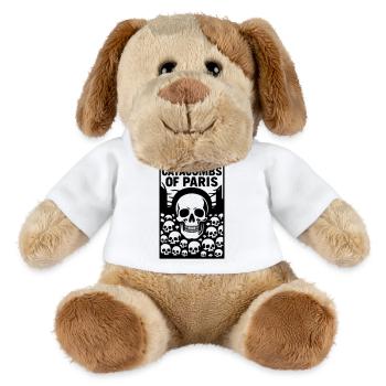 Katakomben von Paris Gebeine Beinhaus - MiniFeet® Hund Helge - Weiß - Vorne
