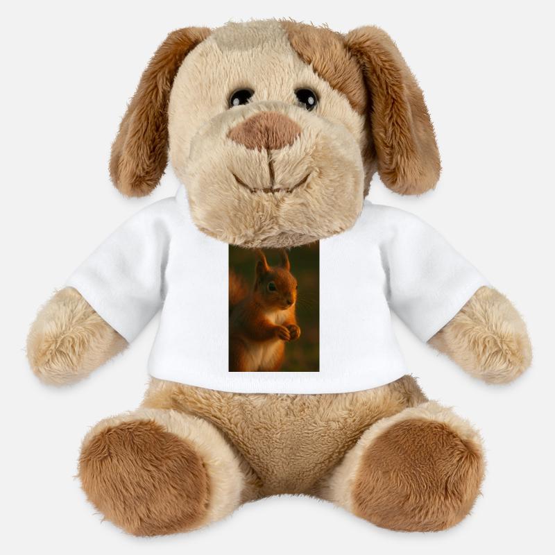 Tiere - Eichhörnchen - MiniFeet® Hund Helge - Weiß