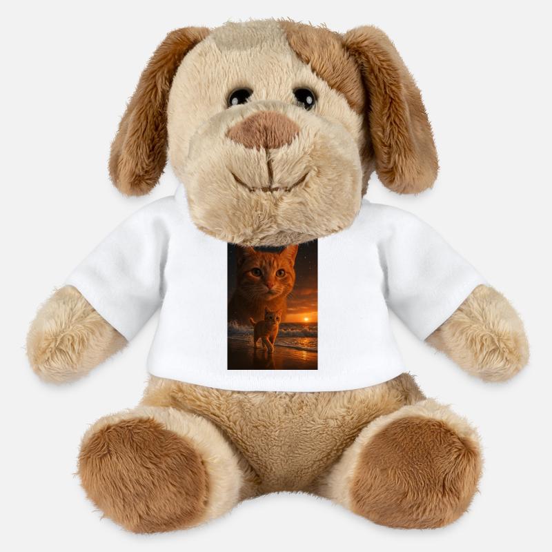 Sunset Cat Double View - MiniFeet® Dog Helge - white