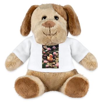 Ente unter Seerosen - MiniFeet® Hund Helge - Weiß - Vorne