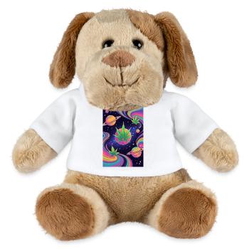 Galactic Cannabis Galaxy - MiniFeet® Dog Helge - white - Front
