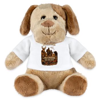 Chasse avec Papa Duo Père-Fils - Chien en peluche Helge MiniFeet® - blanc - Devant